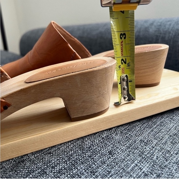 Madewell The Evelyn Slide Clogs - Size 9 - Brown/Tan - Picture 6 of 15